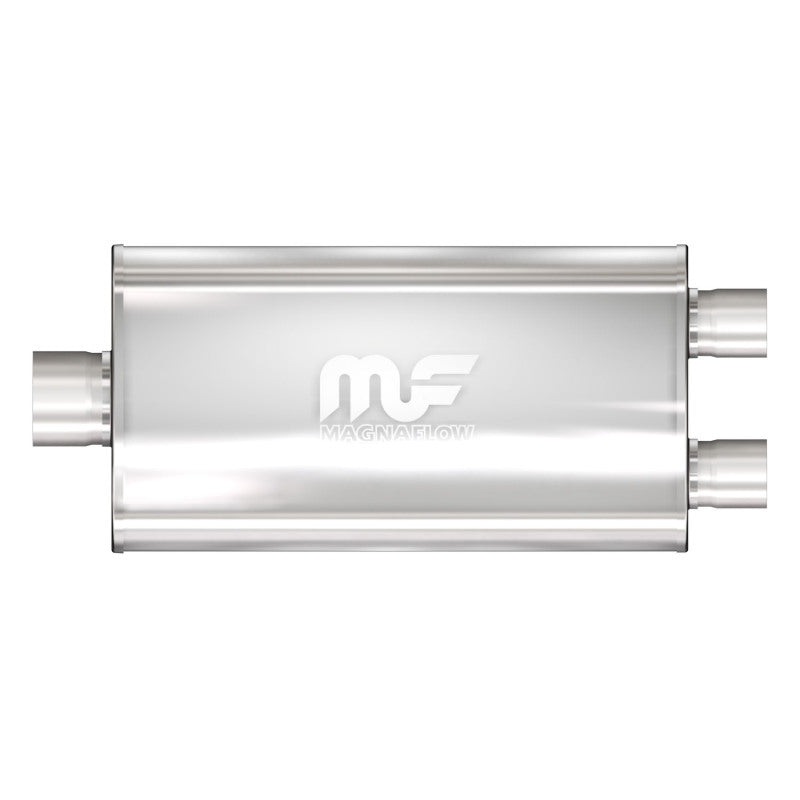 MagnaFlow Part 12587 Stainless Steel Oval Performance Muffler for Enhanced Exhaust Sound