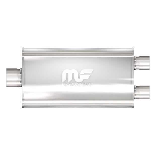 MagnaFlow Part 12587 Stainless Steel Oval Performance Muffler for Enhanced Exhaust Sound