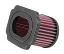 K&N Engineering YA-6814 High-Flow Drop-In Air Filter for Yamaha MT-07 and XSR700