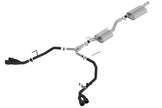 Borla Touring Cat-Back Exhaust System for 2020-2026 Jeep Gladiator 3.6L V6 — Dual Black Coated T-304 Stainless Steel Tips and Tailpipes