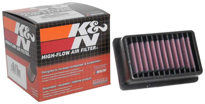 K&N Engineering MG-8516 High-Flow Reusable Air Filter for Moto Guzzi V9 Bobber and V7 Models
