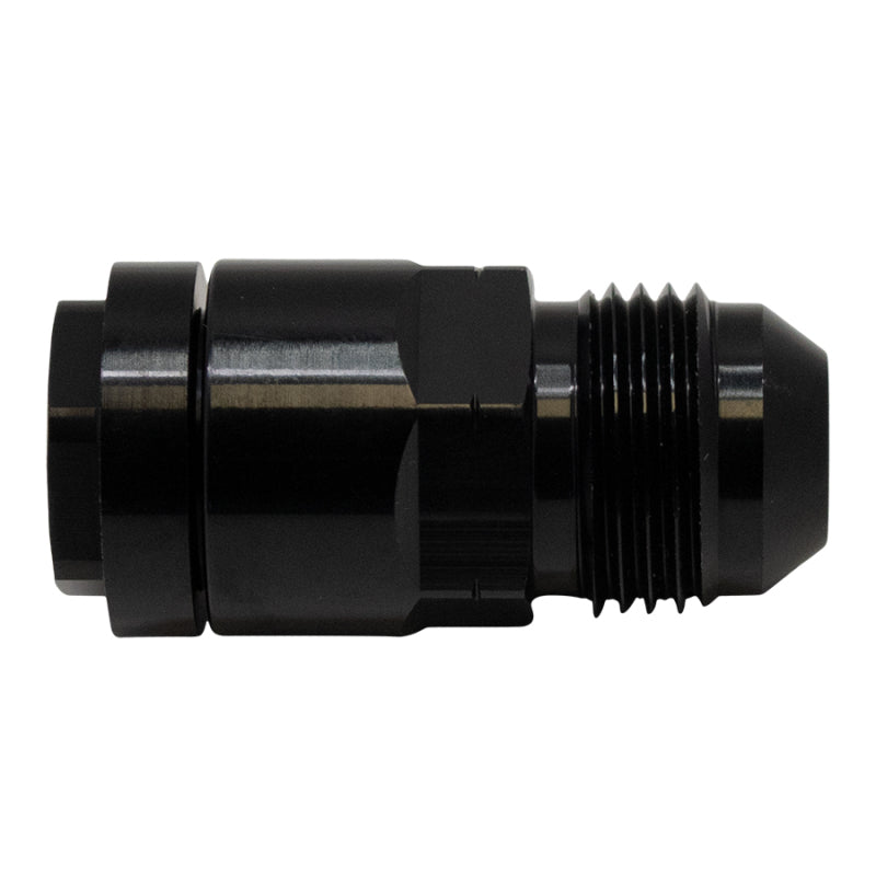 DeatschWerks 8AN Male Flare to 3/8 Inch Female EFI Quick Connect Adapter - Anodized DW Titanium
