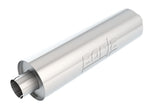 Borla Heavy Duty Truck Muffler - 3 Inch Center-Inlet/Outlet, 24-Inch Length, Notched Design