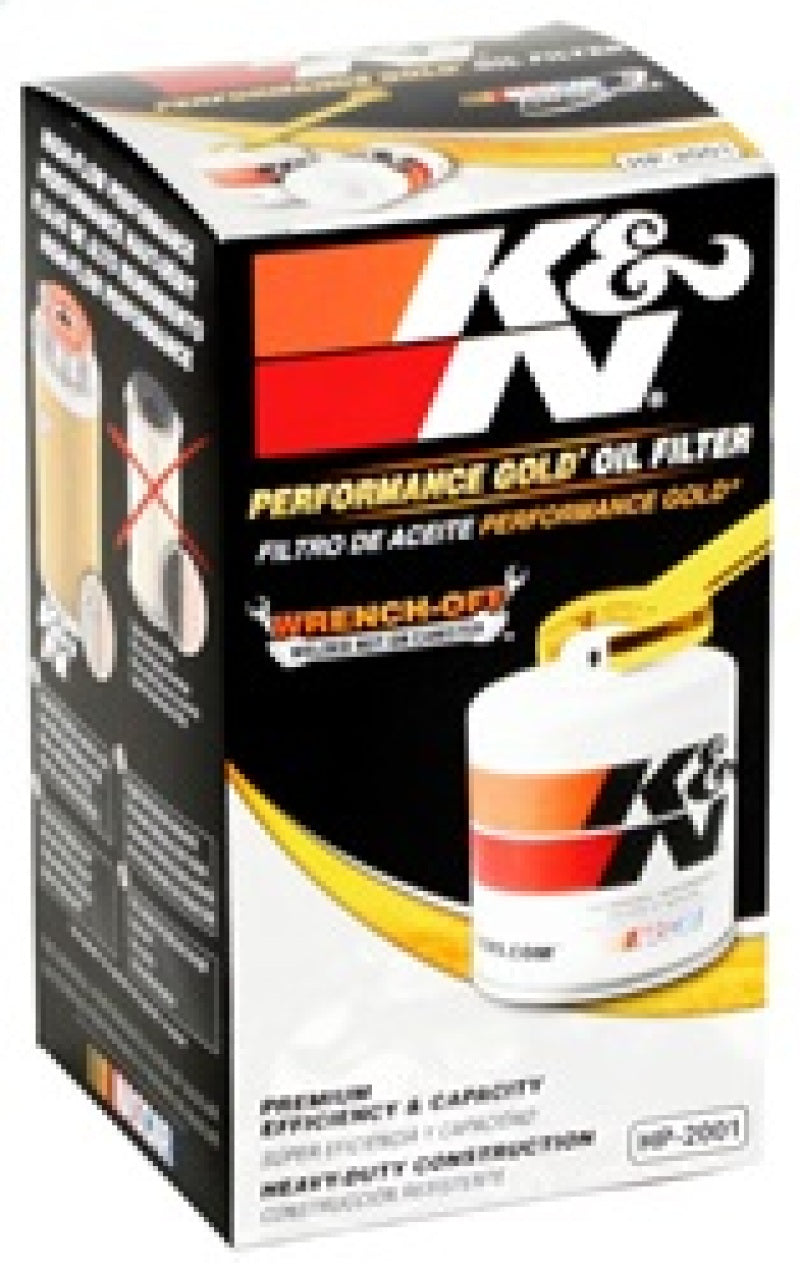 K&N Engineering HP-2001 Premium Oil Filter for Automotive Engines