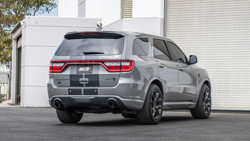 Borla ATAK Cat-Back Exhaust System for Dodge Durango SRT Hellcat 6.2L V8 with Black Chrome Tips