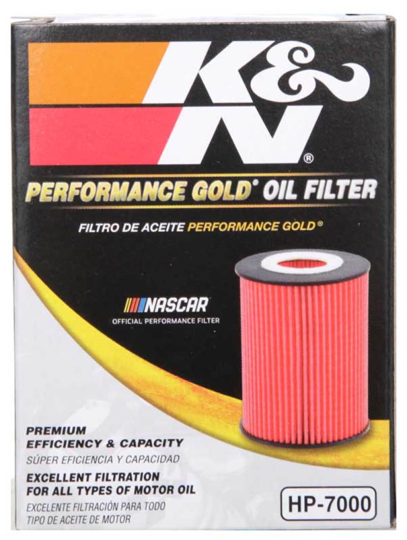 K&N Engineering HP-7000 Cartridge Oil Filter for Saab 9-3, Chevrolet, Pontiac, Saturn, Vauxhall