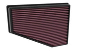 K&N Engineering Part 33-5123 High-Flow Replacement Air Filter for 2021-2022 Jeep Grand Cherokee L with V6 3.6L Engine