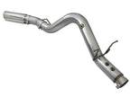 aFe Large Bore HD 5-inch 409 Stainless Steel DPF-Back Exhaust System with Polished Tip for 2017 GM Duramax V8-6.6L (L5P)
