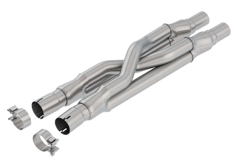Borla SwitchFire X-Pipe Assembly for 2015-2023 Ford Mustang GT 5.0L V8 – Resonator Delete with Improved Sound and Performance