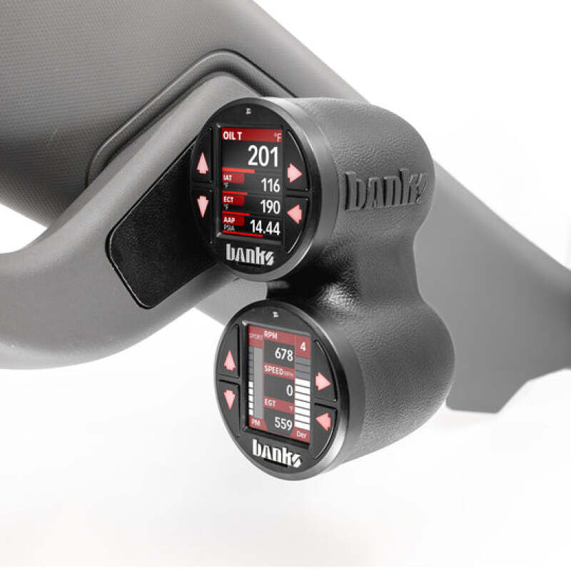 Banks Power 2022+ GM iDash Stealth Dual Gauge Pod Kit for Chevrolet Silverado and GMC Sierra