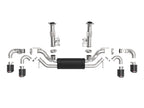 aFe MACH Force-Xp 3 Inch to 2-1/2 Inch Stainless Steel Cat-Back Exhaust System with Carbon Fiber Tips for Chevrolet Corvette C8 (2020-2026)