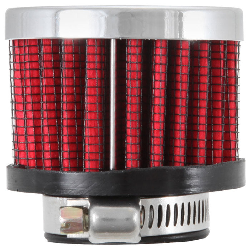 K&N Engineering 62-1370 1-inch Flange ID x 2-inch OD Crankcase Vent Filter with Rubber Base