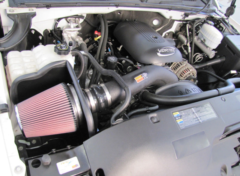 K&N Engineering 57-3031-1 High-Flow Cold Air Intake System for Chevy Silverado 2500 HD and GMC Sierra 2500 HD (2006-2007 V8-6.0L)