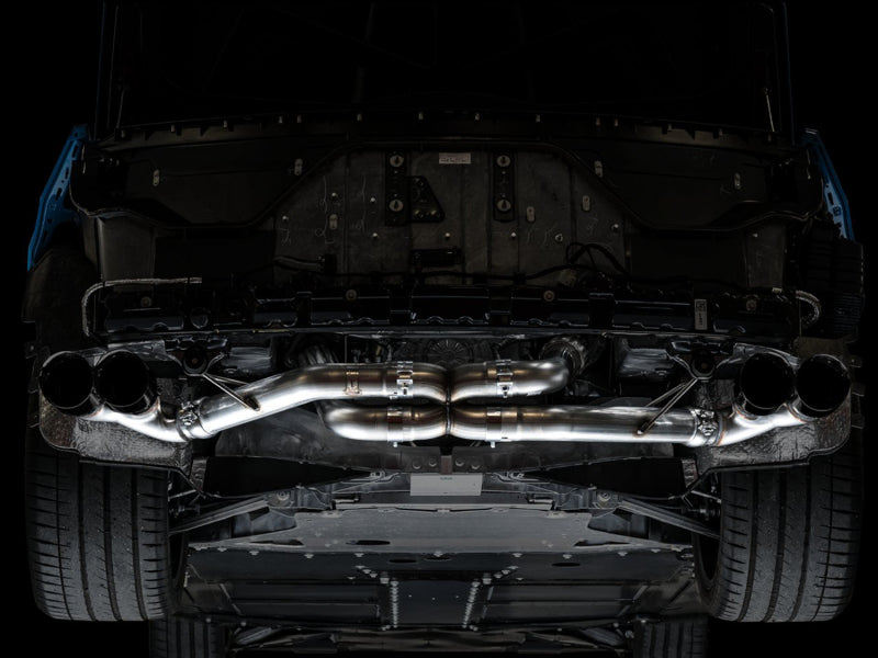 AWE Tuning 2020-2026 Chevrolet Corvette C8 Track Edition Exhaust with Diamond Black Tips