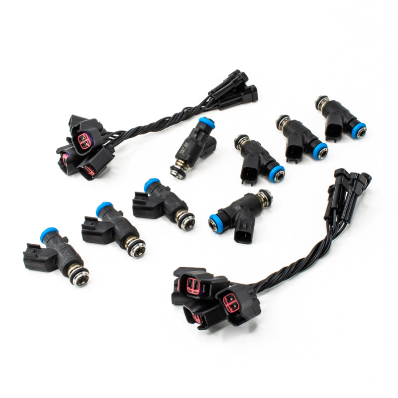 DeatschWerks 35U-01-0060-8 Set of 8 630cc/min Fuel Injectors for Chevrolet Silverado/Sierra 00-06