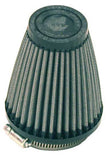 K&N Engineering Universal Rubber Air Filter Part R-1260 – 2 inch Top OD, 3.5 inch Base OD, 2.25 inch Flange ID, 4 inch Height