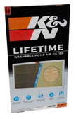 K&N HVAC Filter 18 x 30 x 1 - Reusable Washable Pleated Synthetic Air Filter for Home HVAC Systems