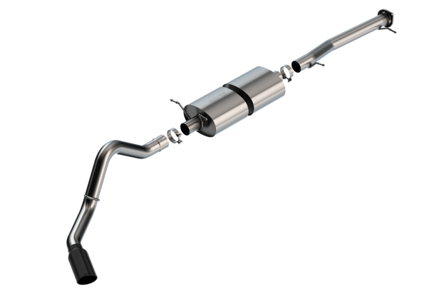 Borla T-304 Stainless Steel S-Type Cat-Back Exhaust System for 2020-2025 Chevrolet Silverado 2500/3500 and GMC Sierra 2500/3500 6.6L V8, Crew Cab with Standard Bed
