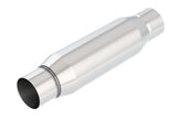 Borla CrateMuffler Resonator 2.5-inch Center/Center, 3.5-inch Round x 10-inch Length - Universal Stainless Steel Resonator