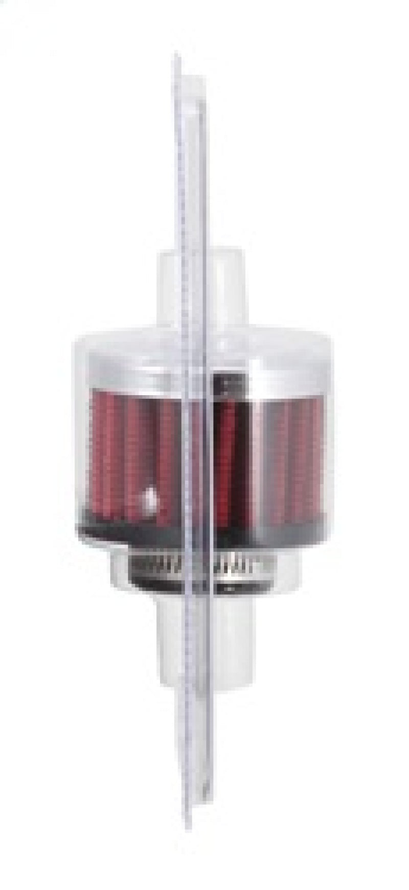 K&N Engineering 62-1360 3/4 Inch ID Crankcase Vent Filter with Chrome Top