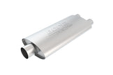 Borla ProXS 3-Inch Inlet Dual 2.25-Inch Outlet Oval Muffler with Reversible Design
