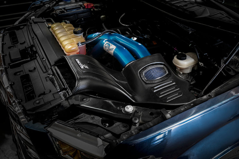aFe Momentum XP Cold Air Intake System with Pro 5R Filter for 2015-2016 Ford F-150 V8 5.0L - Blue