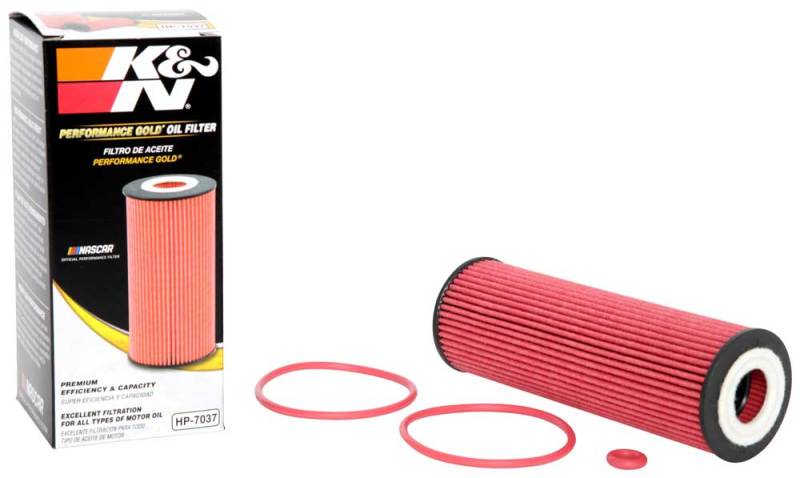 K&N Engineering HP-7037 Cartridge Oil Filter for Ford and Lincoln Vehicles