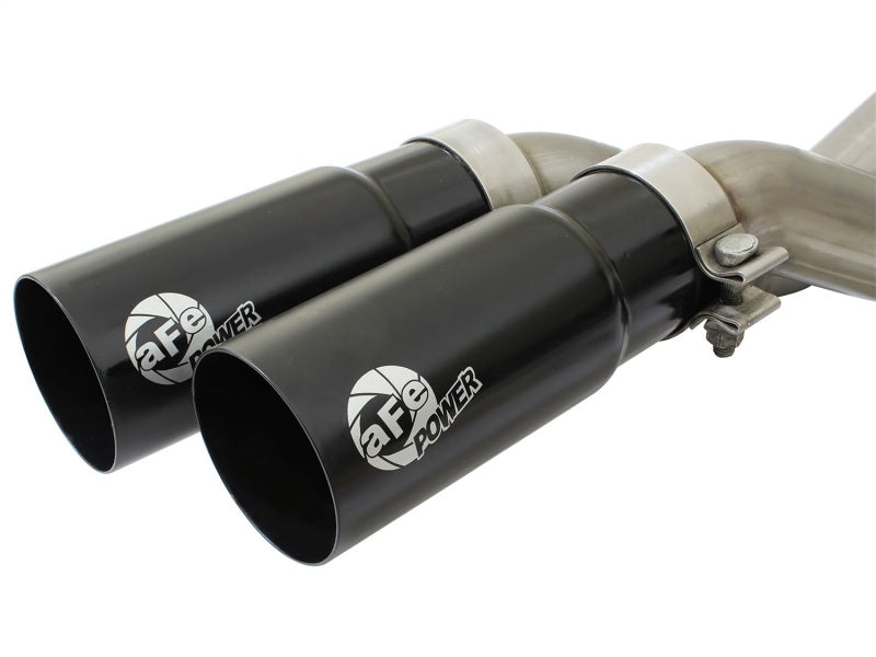 aFe Rebel Series Dual Center Exit Cat-Back Exhaust System for Jeep Wrangler (JK) with 3.6L/3.8L V6 Engines