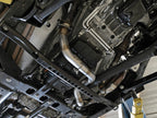 aFe Power Twisted Steel Y-Pipe 2-1/4 Inch to 2-1/2 Inch 409 Stainless Steel for Jeep Wrangler JL & Gladiator JT V6-3.6L