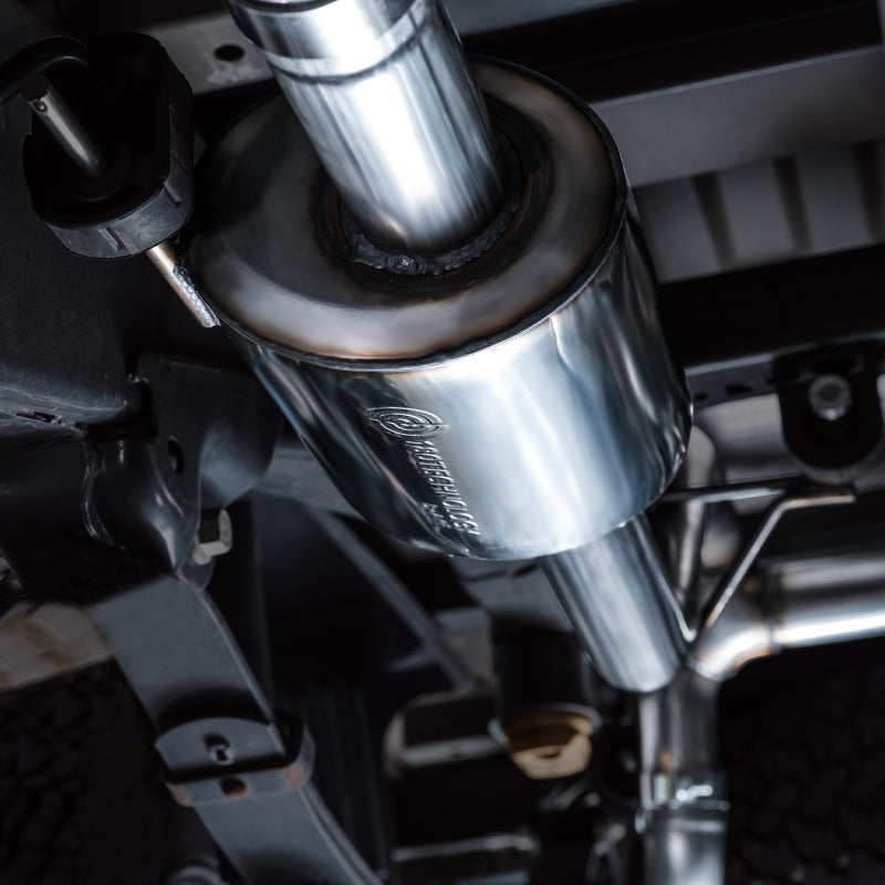 AWE Tuning 2021+ Ford F-150 Tremor Non-Resonated Catback Exhaust with Diamond Black Tips