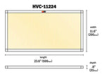 K&N HVAC Filter 12 x 24 x 1 – Washable, Reusable Pleated Synthetic Air Filter with MERV 11 Rating