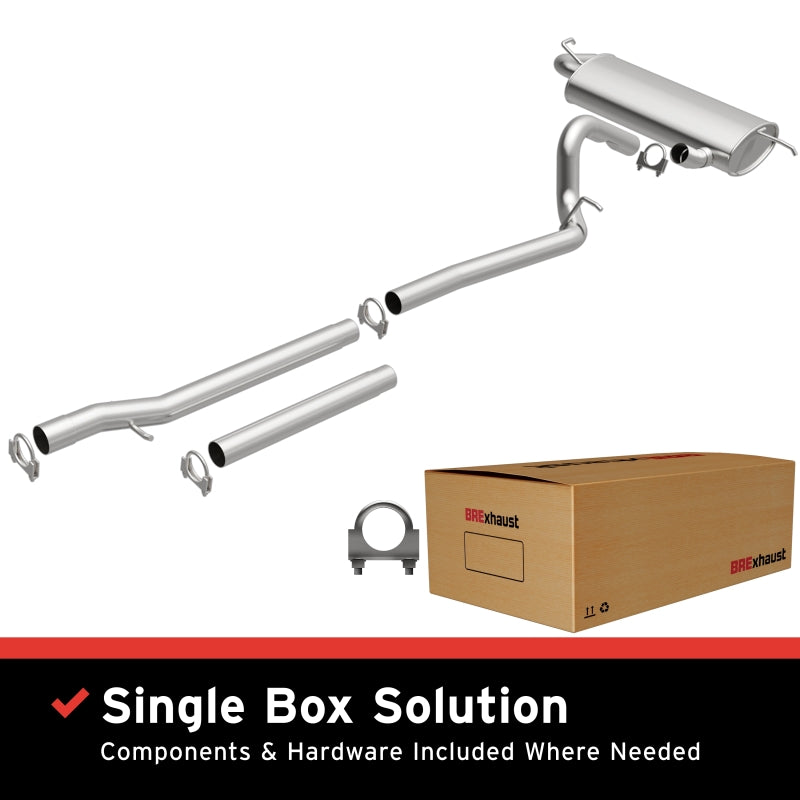 MagnaFlow BRE Exhaust Kit 07-11 Jeep Wrangler 3.8L - Direct-Fit Replacement System