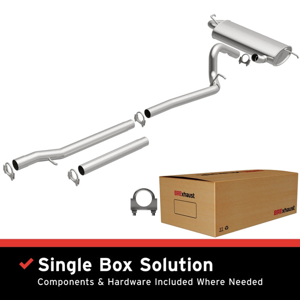 MagnaFlow BRE Exhaust Kit 07-11 Jeep Wrangler 3.8L - Direct-Fit Replacement System