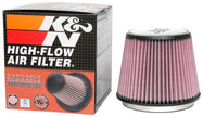 K&N Universal Clamp-On Air Filter for Ford F-250 Super Duty – 6-inch Flanged, 7-1/2-inch Base, 5-7/8-inch Top, 6-inch Height Part Number RU-5173