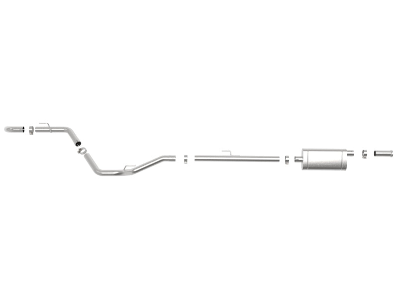 aFe Apollo GT Series 2-1/2 inch Stainless Steel Cat-Back Hi-Tuck Exhaust System for 2020-2021 Jeep Gladiator (JT) V6-3.6L