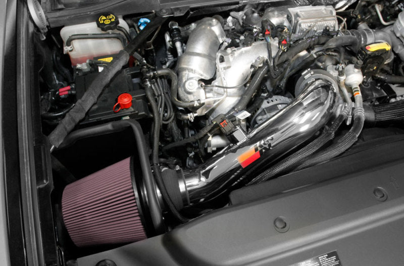 K&N Engineering 77-3101KP Cold Air Intake System for 2017 Chevy Silverado 2500/3500HD V8-6.6L Diesel