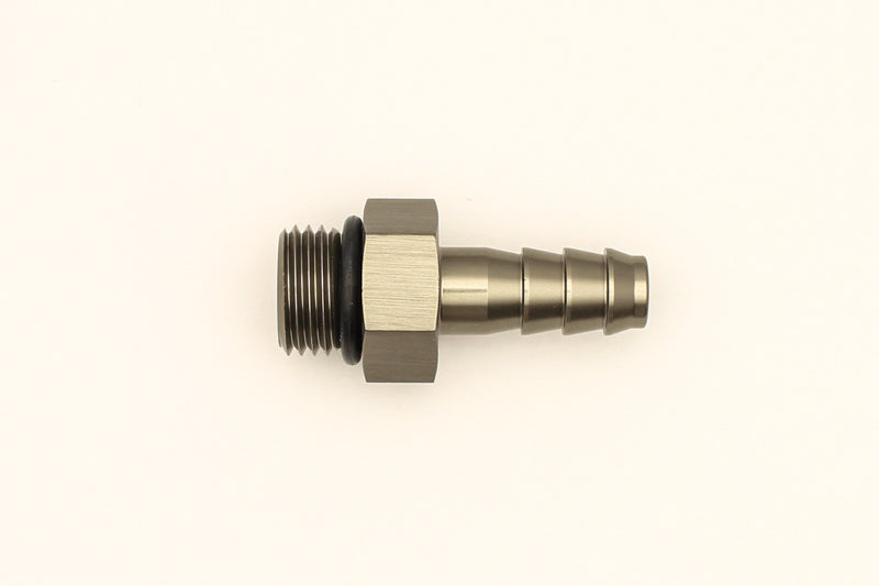 DeatschWerks 6AN ORB Male to 5/16 inch Male Triple Barb Fitting with O-Ring