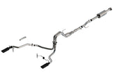 Borla F-150 2021-2025 5.0L Cat-Back Exhaust System with Black Chrome Tips - ATAK Sound