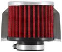 K&N Engineering 62-1513 Crankcase Vent Filter with Chrome Top and Rubber Base for Classic and Racing Engines