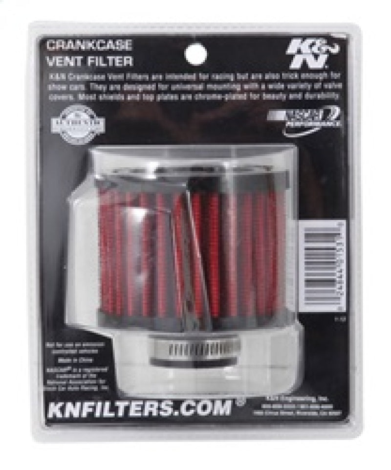 K&N Engineering 62-1410 Rubber Base Crankcase Vent Filter for Classic and Racing Engines