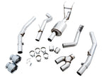AWE Tuning 09-18 Ram 1500 5.7L Dual Rear Exit Cat-Back Exhaust with Chrome Silver Tips - Part 3015-32002