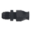 DeatschWerks 6AN Male Flare to 5/16 Inch Hardline Compression Adapter - Anodized Matte Black