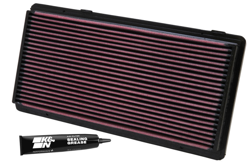K&N Engineering 33-2122 High-Flow Drop-In Air Filter for Jeep Cherokee 2.5L/4.0L (1996-2001)
