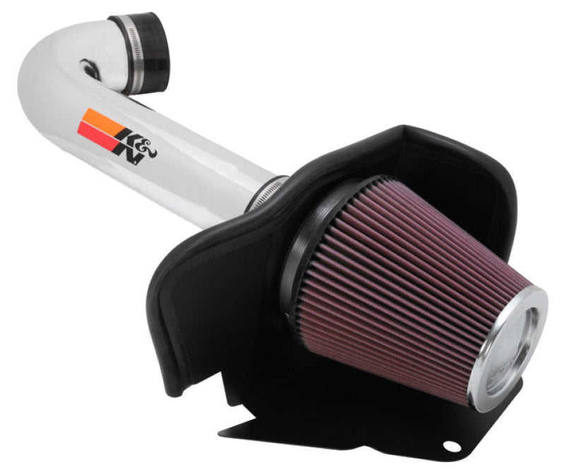 K&N Engineering High Flow Performance Cold Air Intake Kit for Jeep Grand Cherokee 5.7L V8 and Dodge Durango 5.7L V8 – Part Number 77-1563KP