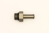 DeatschWerks 6AN ORB Male to 5/16 Inch Barb Fitting with O-Ring - Titanium
