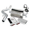 Banks Power 04-06 Jeep Wrangler 4.0L Monster Exhaust System with Stainless Steel Single Exit and Chrome Tip
