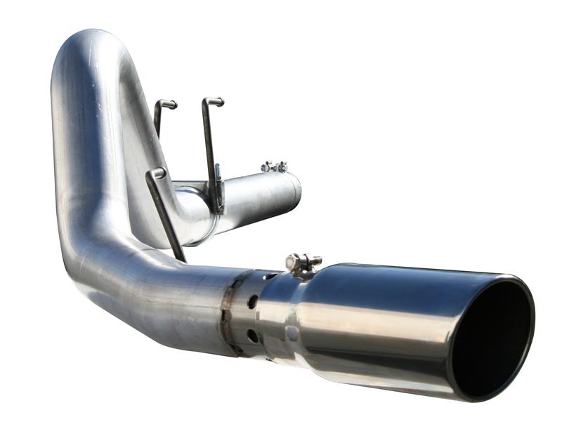 aFe MACH Force XP 4-Inch Stainless Steel Cat-Back Exhaust System for Dodge Ram Diesel Trucks (2004.5-2007 5.9L) Part #49-42002