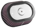 K&N Engineering E-3988 Universal Oval Air Filter for Harley-Davidson RK Series