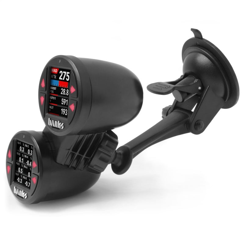 Banks Power Dual Gauge Pod Suction Mount for iDash and 52mm Gauges
