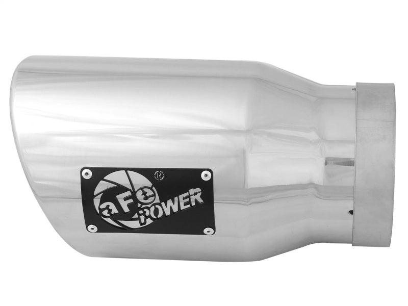 aFe Diesel Exhaust Tip Bolt-On Black Finish, 5-inch Inlet x 7-inch Outlet x 12-inch Length